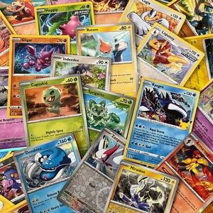 Pokémon Cards Pack of 50 Authentic Holo & Reverse Holo